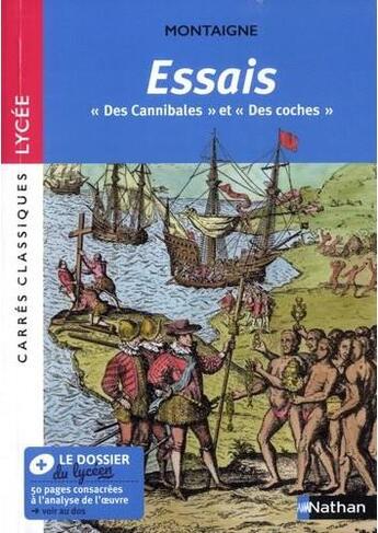 Couverture du livre « Essais 