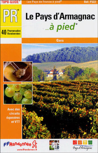 Couverture du livre « Pays d'armagnac a pied 2005 - 32-pr-p322 » de  aux éditions Ffrp