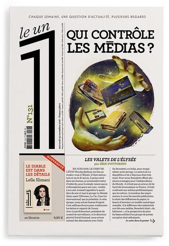 Couverture du livre « LE 1 N.131 ; qui contrôle les médias ? » de Le 1 aux éditions Le Un