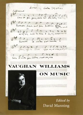 Couverture du livre « Vaughan Williams on Music » de Manning David aux éditions Oxford University Press Usa