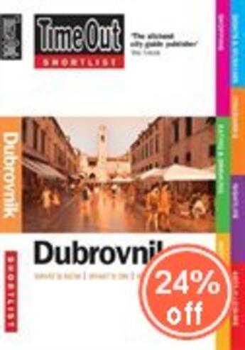 Couverture du livre « Dubrovnik (édition 2008) » de  aux éditions Time Out