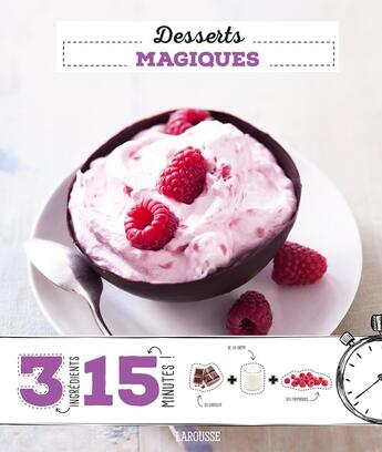 Couverture du livre « Desserts magiques » de  aux éditions Larousse