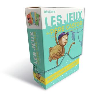 Couverture du livre « Les jeux du pere castor - malin comme un singe ! » de Crescence Bouvarel aux éditions Pere Castor