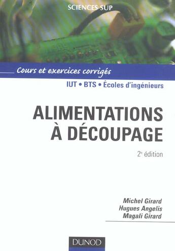 Couverture du livre « Alimentations a decoupage - 2eme edition (2e édition) » de Girard/Angelis aux éditions Dunod