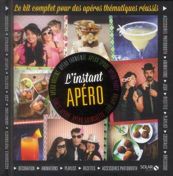 Couverture du livre « L'instant apéro » de  aux éditions Solar