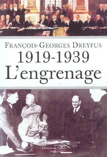 Couverture du livre « L'engrenage » de Dreyfus F-G. aux éditions Fallois