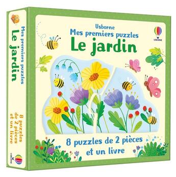 Couverture du livre « Mes premiers puzzles : le jardin » de Elisa Ferro aux éditions Usborne