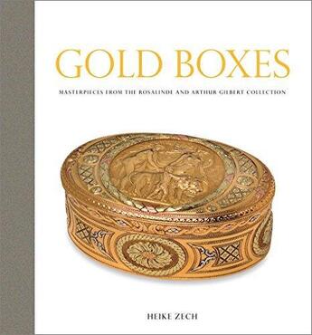 Couverture du livre « Gold boxes » de Zech Heike aux éditions Victoria And Albert Museum