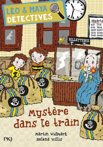 Couverture du livre « Léo & Maya, détectives Tome 11 : mystère dans le train » de Martin Widmark et Helena Willis aux éditions Pocket Jeunesse