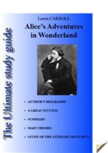 Couverture du livre « Alice's adventures in Wonderland ; study guide » de Lewis Carroll aux éditions Les Editions De L'ebook Malin