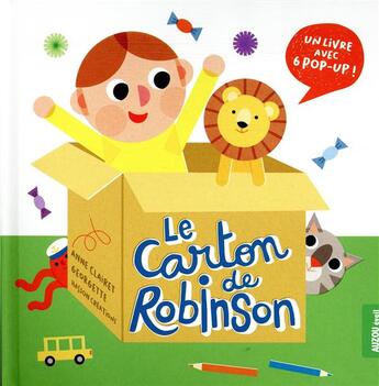 Couverture du livre « Le carton de Robinson » de Anne Clairet et Georgette Masson aux éditions Philippe Auzou