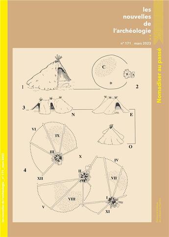 Couverture du livre « Les nouvelles de l'archéologie n.171 : qu'est-ce qu'être nomade au fil des temps passes ? » de Averbough/Ferret/Gou aux éditions Maison Des Sciences De L'homme