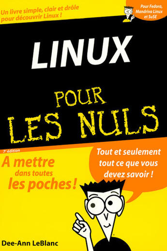 Couverture du livre « Linux pour les nuls (7e édition) » de Leblanc Dee-Ann aux éditions First Interactive