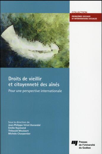 Couverture du livre « Droits de vieillir et citoyennete des aines » de  aux éditions Pu De Quebec