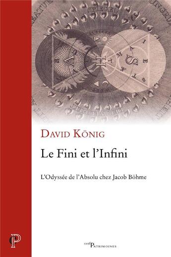 Couverture du livre « Le Fini et l'Infini » de David Konig aux éditions Cerf