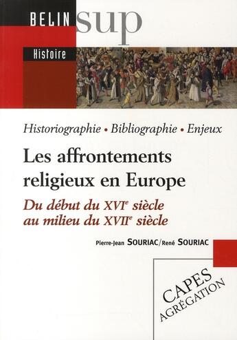 Couverture du livre « La question d'histoire moderne » de Cornette/Souriac aux éditions Belin Education