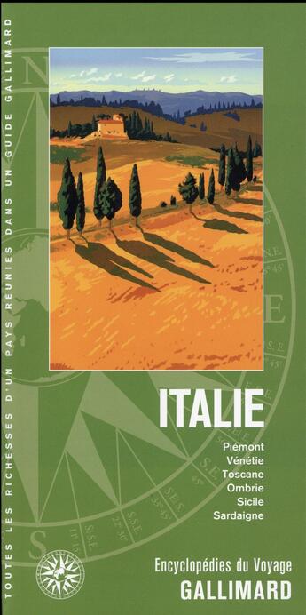 Couverture du livre « Italie ; Piemont, Venetie, Toscane, Ombrie, Sicile, Sardaigne » de Collectif Gallimard aux éditions Gallimard-loisirs