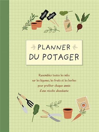 Couverture du livre « Planner du potager » de  aux éditions Chantecler