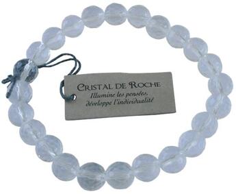 Couverture du livre « Bracelet cristal de roche perles rondes facettees » de  aux éditions Dg-exodif