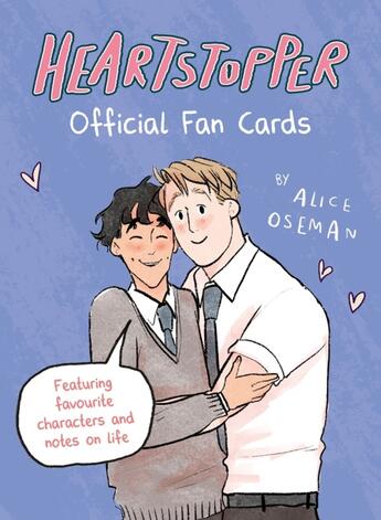 Couverture du livre « Heartstopper official fan cards » de James Lauren aux éditions Laurence King