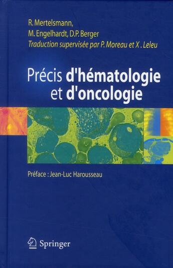 Couverture du livre « Précis d'hematologie et d'oncologie » de  aux éditions Springer