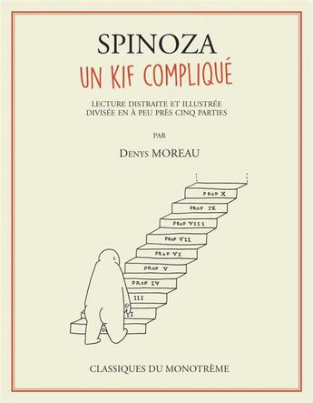 Couverture du livre « Spinoza, un kif compliqué » de Denys Moreau aux éditions Six Pieds Sous Terre