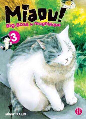 Couverture du livre « Miaou ! Big-Boss le magnifique Tome 3 » de Minori Kakio aux éditions Nobi Nobi