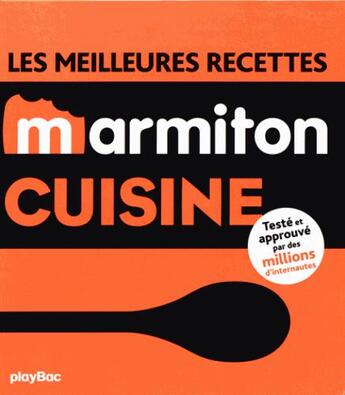 Couverture du livre « Les meilleures recettes de cuisine Marmiton » de  aux éditions Play Bac