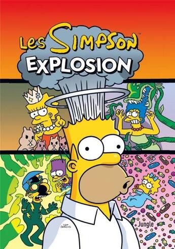 Couverture du livre « Les Simpson Tome 4 : explosion » de Matt Groening aux éditions Jungle