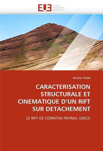 Couverture du livre « Caracterisation structurale et cinematique d'un rift sur detachement » de Flotte-N aux éditions Editions Universitaires Europeennes