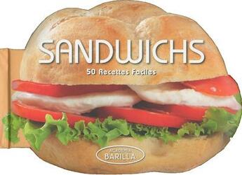 Couverture du livre « Sandwichs ; 50 recettes faciles » de  aux éditions White Star