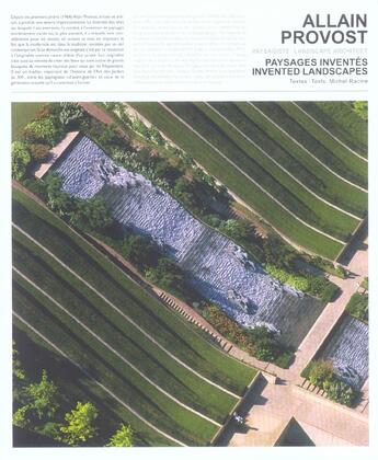 Couverture du livre « Allain provost paysagiste - paysages inventes '64-'04 » de Michel Racine aux éditions Stichting Kunstboek