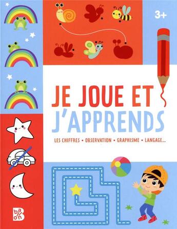 Couverture du livre « Je joue et j'apprends 3+ » de  aux éditions Le Ballon