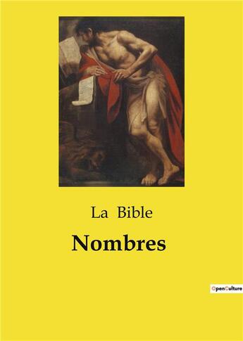 Couverture du livre « Nombres » de La Bible aux éditions Culturea