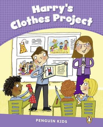 Couverture du livre « Harry's clothes project ; reader CLIL ; niveau 5 » de Helen Parker aux éditions Pearson