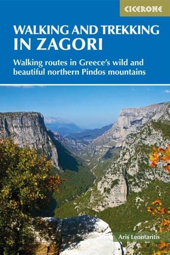 Couverture du livre « WALKING AND TREKKING IN THE ZAGORI » de Aris-Dimitrios Leontaritis aux éditions Cicerone Press