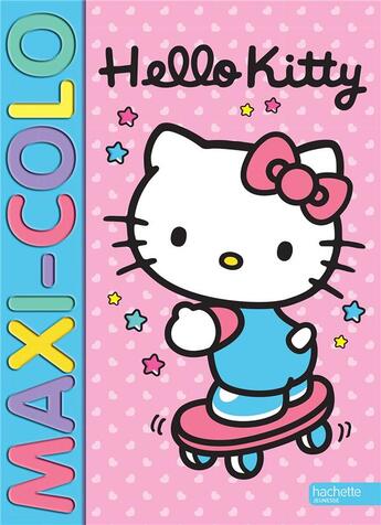 Couverture du livre « Hello kitty-maxi-colo » de  aux éditions Hachette Jeunesse