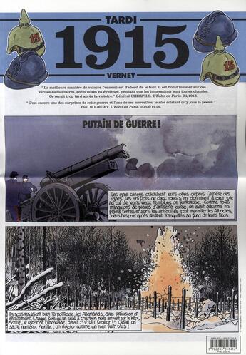 Couverture du livre « Journal tardi 14-18 t2 » de Tardi aux éditions Casterman