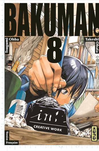 Couverture du livre « Bakuman Tome 8 » de Takeshi Obata et Tsugumi Ohba aux éditions Kana