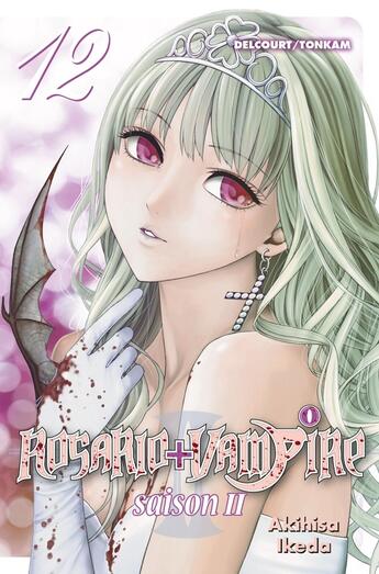 Couverture du livre « Rosario + vampire saison II Tome 12 » de Akihisa Ikeda aux éditions Delcourt