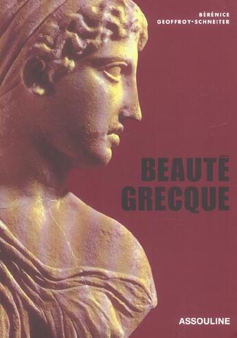 Couverture du livre « Beaute grecque » de Berenice Geoffroy-Schneiter aux éditions Assouline