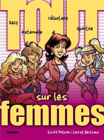 Couverture du livre « Tout sur les femmes » de Caro+Bertrand+Potiro aux éditions Soleil