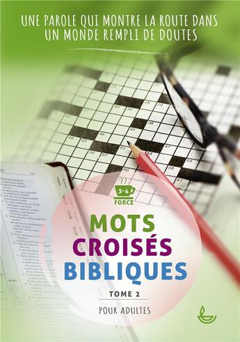 Couverture du livre « Mots croisés bibliques pour adultes t.2 » de Charlotte Muller aux éditions Ligue Pour La Lecture De La Bible