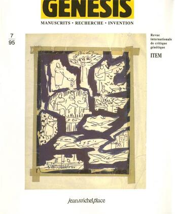 Couverture du livre « GENESIS N.7 ; manuscrits, recherche, invention » de Genesis aux éditions Nouvelles Editions Jm Place