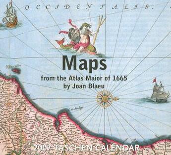 Couverture du livre « Maps atlas maior of 1665 » de Joan Blaeu aux éditions Taschen