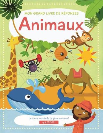 Couverture du livre « Mon grand livre de réponses ; animaux » de  aux éditions Yoyo Books