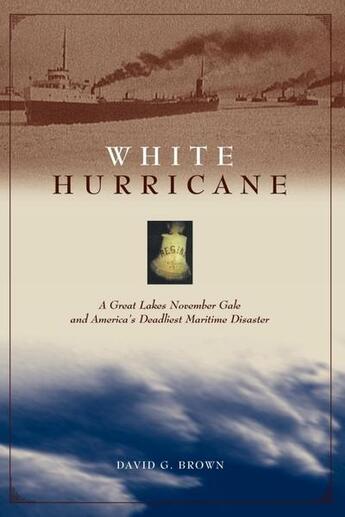 Couverture du livre « White hurricane » de Brown David G. aux éditions Mcgraw-hill Education