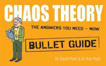 Couverture du livre « Chaos Theory: Bullet Guides Ebook Epub » de Ron Poet Dr aux éditions Hodder Education Digital