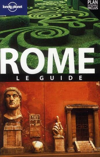 Couverture du livre « Rome le guide (6e édition) » de  aux éditions Lonely Planet France