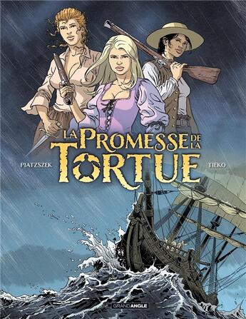 Couverture du livre « La promesse de la tortue Tome 1 » de Tieko et Stephane Piatzszek aux éditions Bamboo